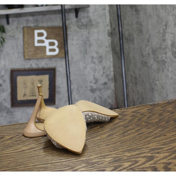 INC International Concepts Amra Dress Slide Sandals Pearl Bling Brown 8.5M - Picture 5 of 11